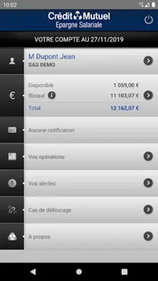 Epargne Salariale android App screenshot 4